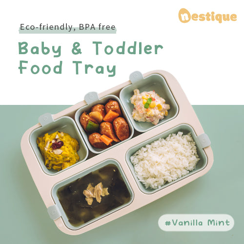 Nestique One Plate, Baby and Toddler Food Tray