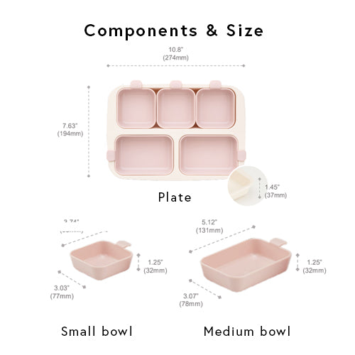 Nestique One Plate components and size